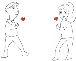 Liebe-Leidenschaft-Sehnsucht-Partner