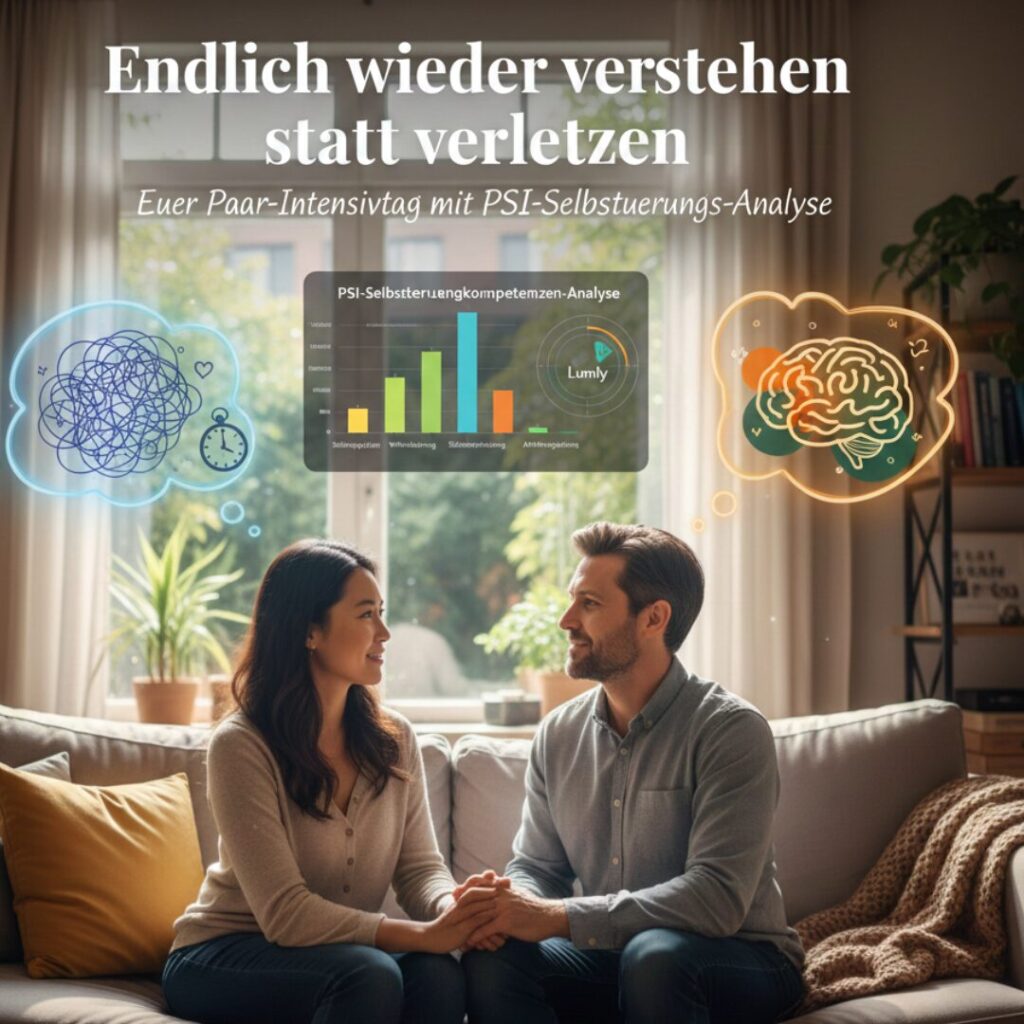 Endlich wieder verstehen statt verletzen – Euer Paar-Intensivtag mit PSI-Selbststeuerungs-Analyse